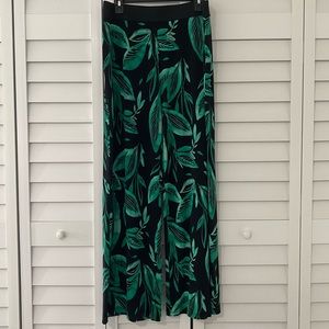 ALFANI Printed Pull On Casual Wide-Leg Pants